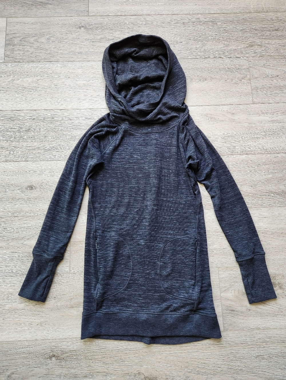 Athleta Gray Hoodie Womens Xxs Lightweight Pullover Sweater Athleisure